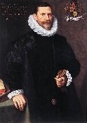 POURBUS, Frans the Younger Portrait of Petrus Ricardus zg Spain oil painting artist